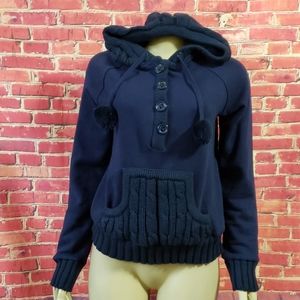 Zara trafaluc  Knit Women's Hoodies Sweater Size M